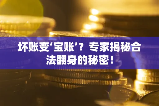 北京坏账变‘宝账’？专家揭秘合法翻身的秘密！