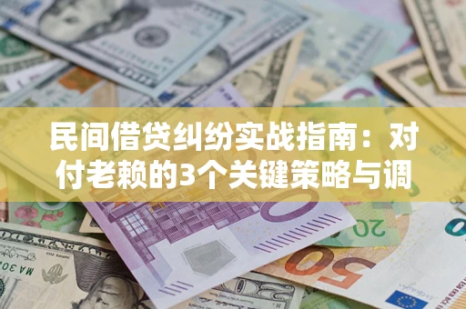 北京民间借贷纠纷实战指南：对付老赖的3个关键策略与调解盲区解析