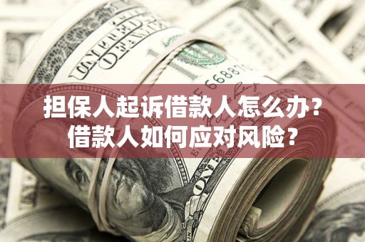 北京担保人起诉借款人怎么办？借款人如何应对风险？