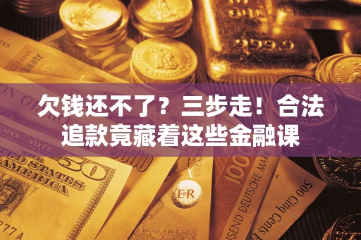 北京欠钱还不了？三步走！合法追款竟藏着这些金融课