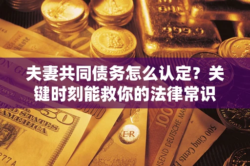 北京夫妻共同债务怎么认定？关键时刻能救你的法律常识